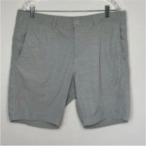 Nordstrom Men's Shop Gray Patterned Shorts Size 36